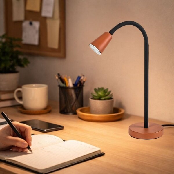 Rabalux 74095 - Stolná lampa ALDO 1xGU10/7W/230V oranžová