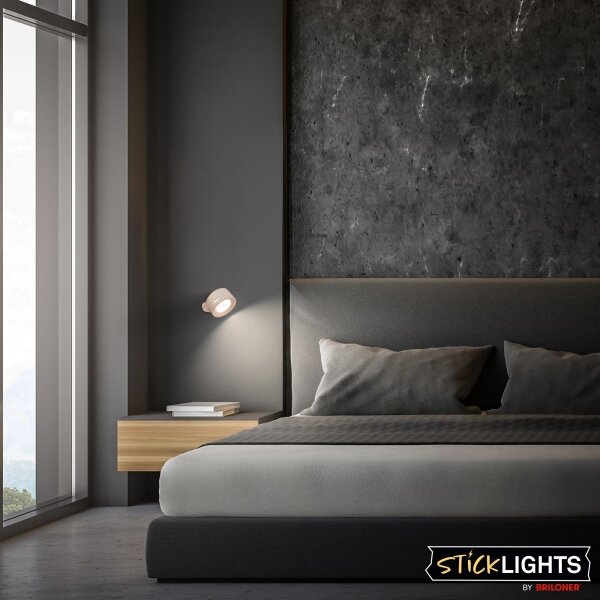 Briloner 3896011 - LED stmievateľné nabíjateľné nástenné svietidlo LED/1,6W/5V 1500 mAh béžová
