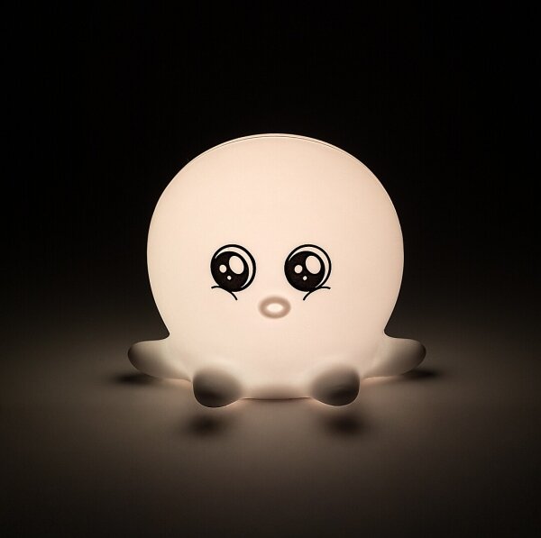 Rabalux 76044-LED RGB Dotykové nočné svetlo LIGHTIMALS 0,05W/1xCR2032 chobotnica