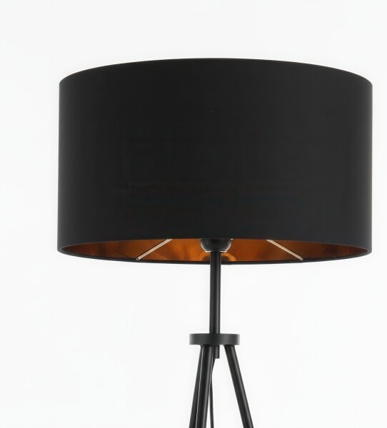 Stojacia lampa 1xE27/40W/230V čierna