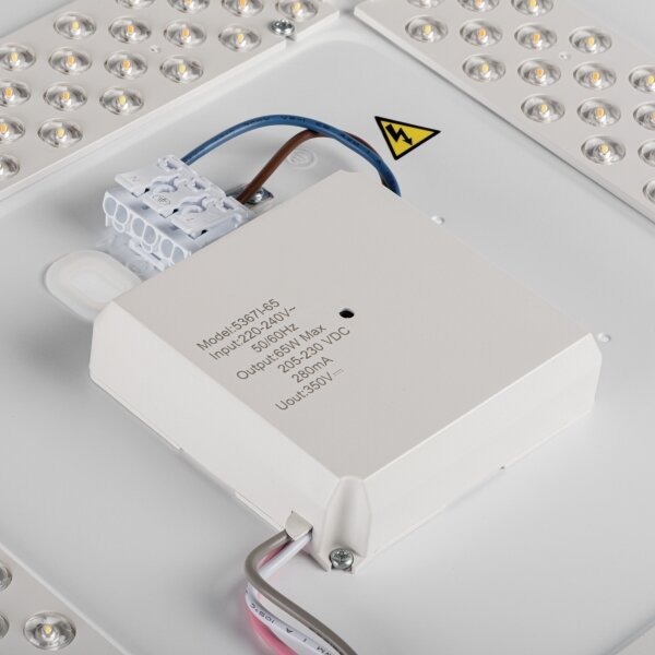 Kanlux 46283-LED stmievateľné svietidlo LIXAN 65W/230V 3000-6500K pr.48,6 cm biela/čierna + DO