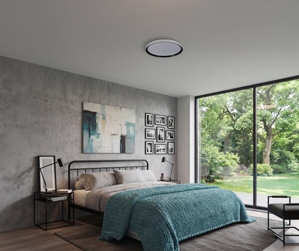 Kanlux 46283-LED stmievateľné svietidlo LIXAN 65W/230V 3000-6500K pr.48,6 cm biela/čierna + DO