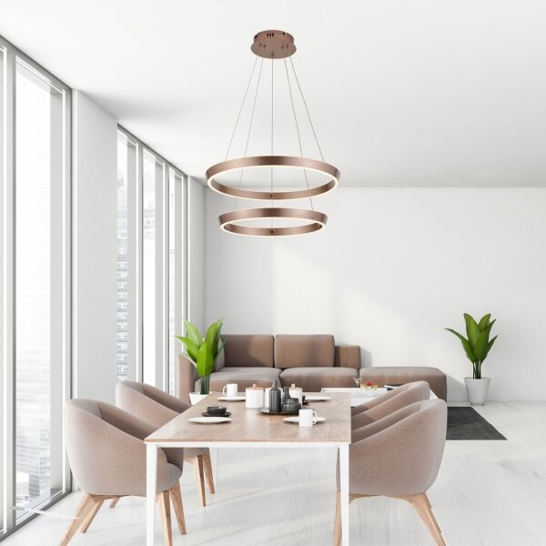 Rabalux 72403 - Stmievateľný LED luster na lanku NEVIRA LED/45W/230V 3000-6500K+DO
