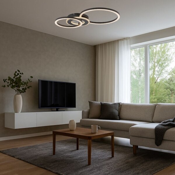 Rabalux 71485 - stmievateľné LED stropné svietidlo LUREO LED/24W/230V 3000-6500K 46x33 cm + DO