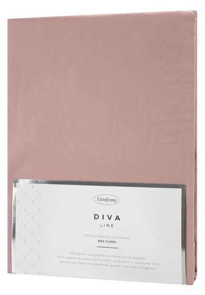 SATÉNOVÉ PRESTIERADLO DINA 160X200 CM PUDROVO RUŽOVÉ