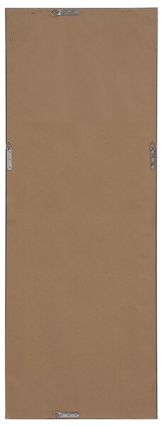 Závesné zrkadlo na stenu mosadzné 50 x 130 cm obdĺžnikové vintage rám moderný dizajn