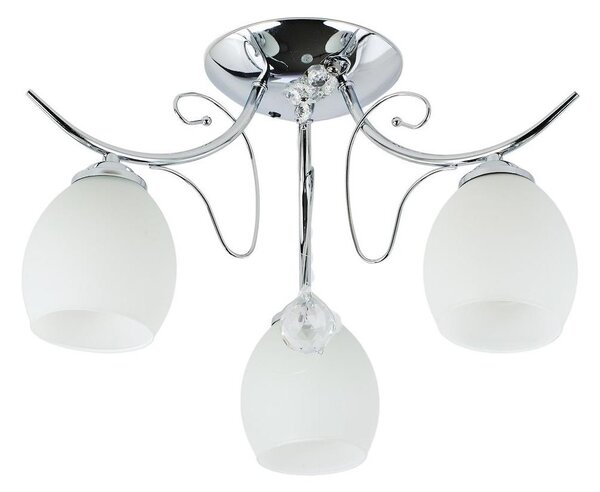 Prisadený luster ELLA 3xE27/15W/230V lesklý chróm