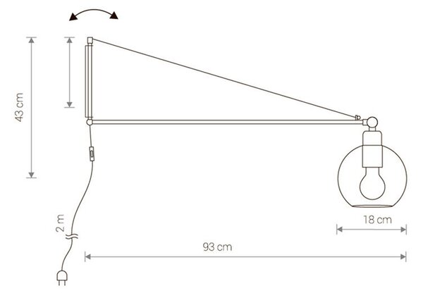 Svietidlo Nowodvorski CRANE 9374