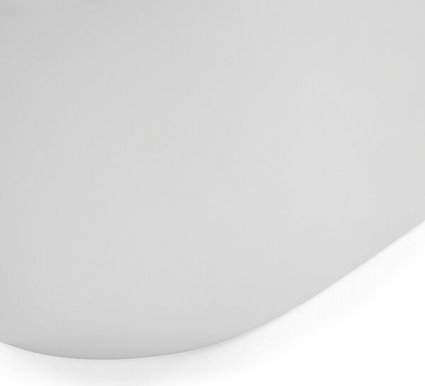 Voľne stojaca vaňa biela akrylát 160 x 75 cm oválny tvar elegantný moderný štýl kúpeľňa
