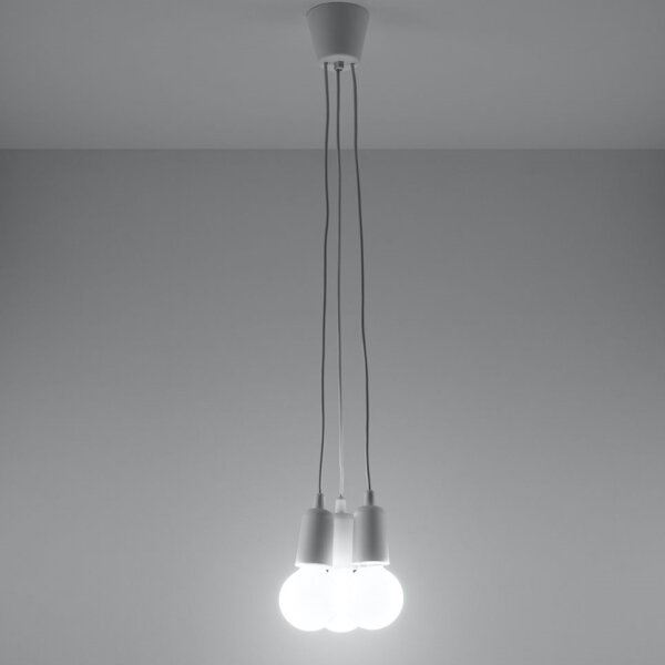 Luster na lanku DIEGO 3xE27/60W/230V