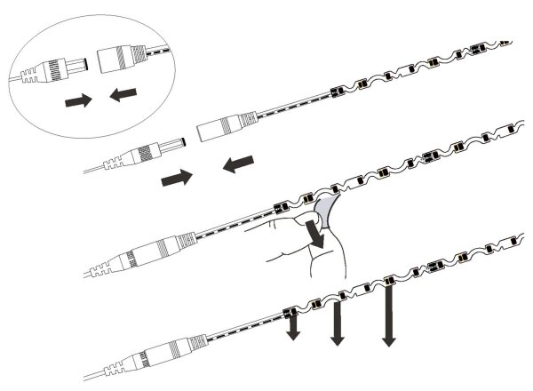 Eglo 98571 - LED Pásik STRIPE LED/9,6W/230V/24V 2m