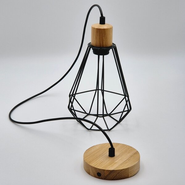 Brilagi - Luster na lanku WOODY BASKET 1xE27/60W/230V dub