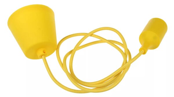T-LED Štýlová pätica E27 so závesom Farebný variant pätice: Žltá 108155