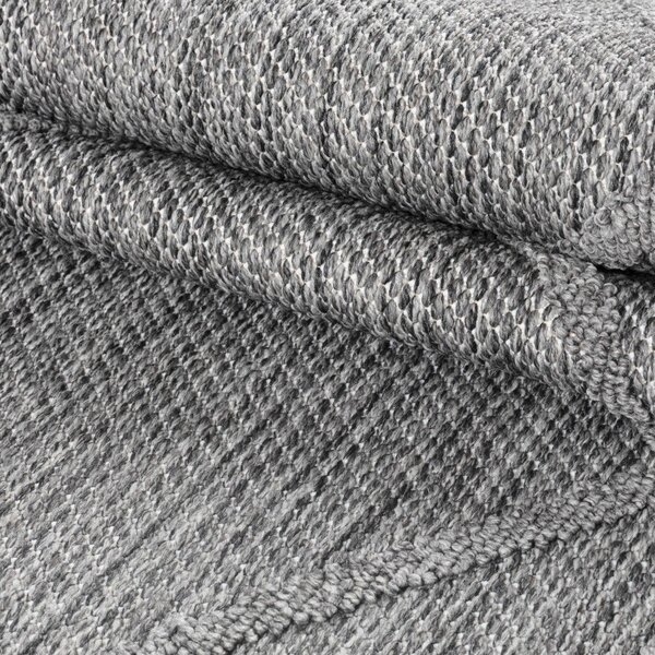 Ayyildiz , Kusový koberec Patara 4952 Grey – na von aj na doma, 80x150, šedá, chodba / predsieň
