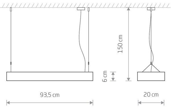 Svietidlo Nowodvorski SOFT LED WHITE 90X20 7545