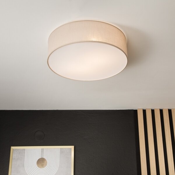 Stropné svietidlo SIRJA 2xE27/15W/230V priemer 45 cm béžové