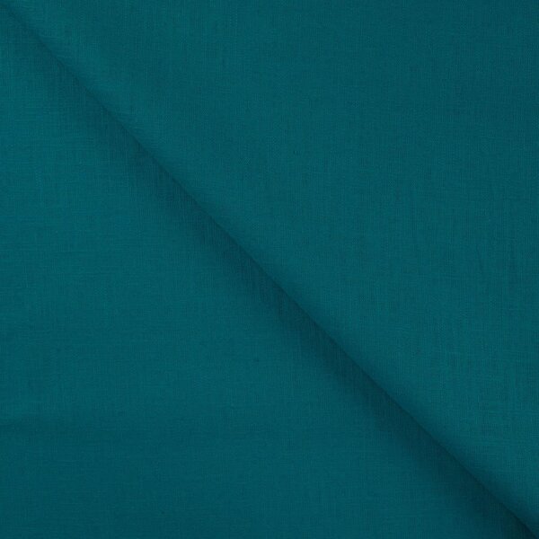 Metráž Ľan FABRICI - Zelená aquamarine
