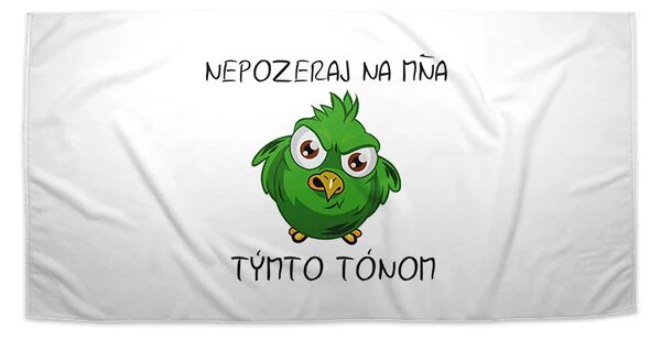 Sablio Uterák Nepozeraj na mňa týmto tónom - 30x50 cm