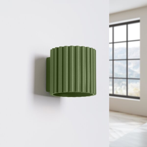 Sollux SL.1796 - Nástenné svietidlo AURA 1xG9/10W/230V zelené