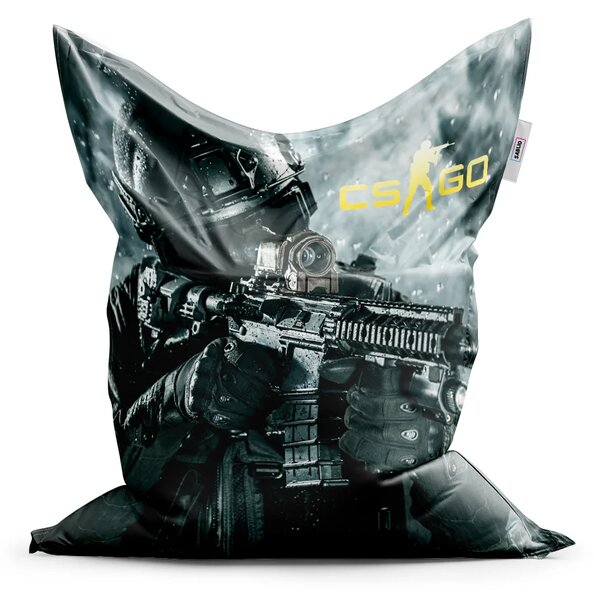 Sablio Sedací vak Classic CS:GO Vojak 1 - 150x100 cm