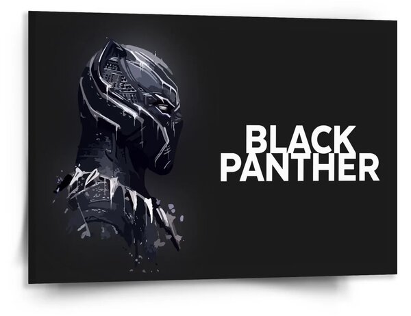 Sablio Obraz BLACK PANTHER z profilu Čierny - 150x110 cm