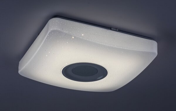 Rabalux - LED RGB Stmievateľné stropné svietidlo s reproduktorom LED/18W/230V + DO