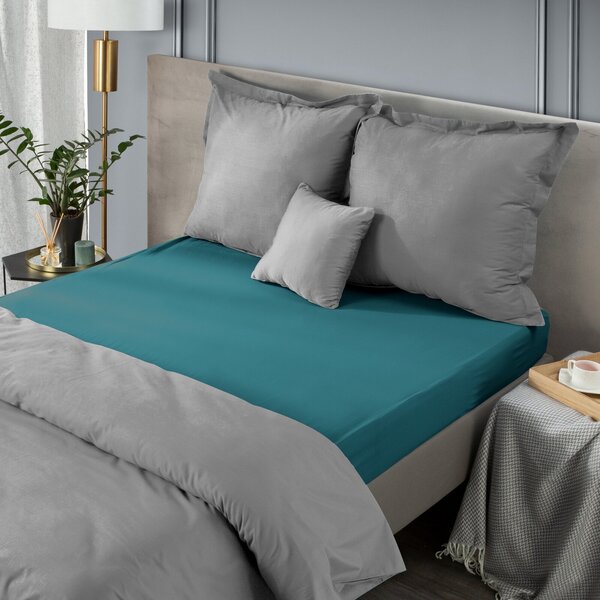 MAKOSATÉNOVÉ PRESTIERADLO NOVA 160X200 CM, VÝŠKA 30 CM TYRKYSOVÉ