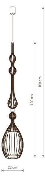 Svietidlo Nowodvorski ABI BLACK 8864