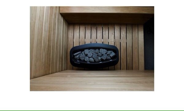 Narvi Slim 6 kW Black – elektrické kachle s ovládačom
