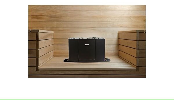 Narvi Slim 6 kW Black – elektrické kachle s ovládačom