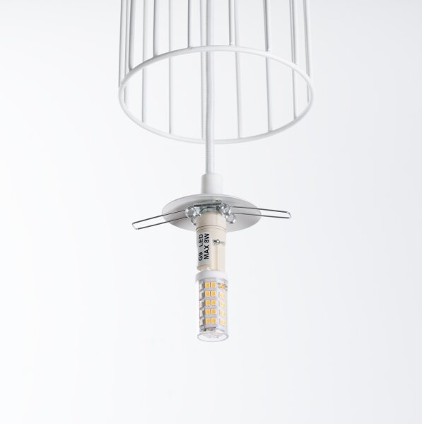 Sollux SL.1333 - Luster na lanku BRINA 3xG9/8W/230V biela