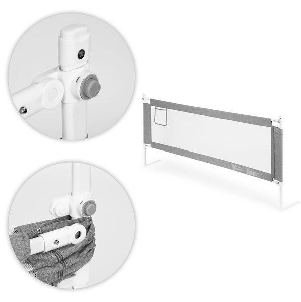 EcoToys Zábrana na posteľ 180 cm detská zábrana ECOTOYS
