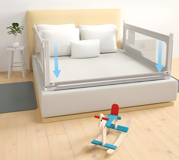 ECOTOYS Zábrana na posteľ 160 cm detská poistka ECOTOYS
