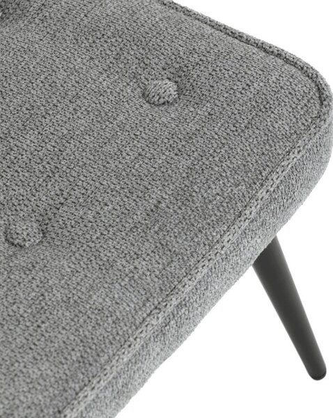 Kreslo sivé s podnožkou AK-303 GREY2
