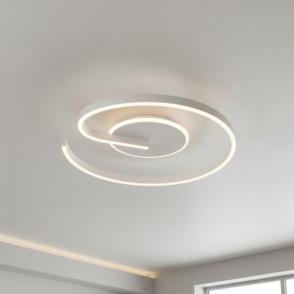Brilagi -LED Stmievateľné stropné svietidlo SPIRAL LED/56W/230V 3000/4000/6000K + s diaľkovým ovládaním