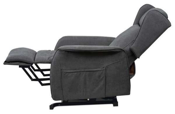 Polohovacie kreslo sivé, elektrické TV-1190 GREY2