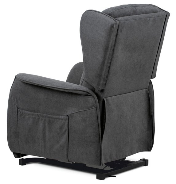 Polohovacie kreslo sivé, elektrické TV-1190 GREY2