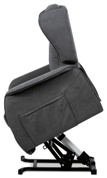 Polohovacie kreslo sivé, elektrické TV-1190 GREY2