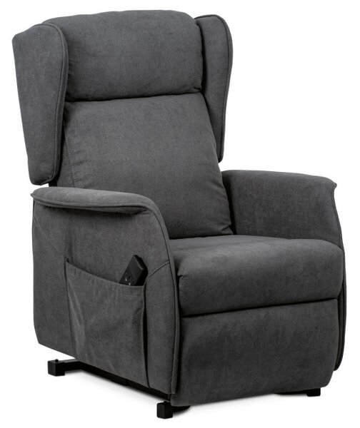 Polohovacie kreslo sivé, elektrické TV-1190 GREY2