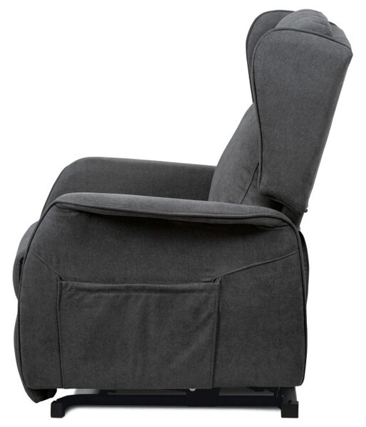 Polohovacie kreslo sivé, elektrické TV-1190 GREY2