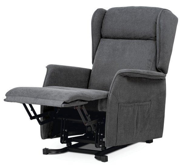 Polohovacie kreslo sivé, elektrické TV-1190 GREY2