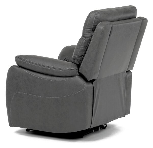 Polohovacie kreslo sivé, elektrické TV-4094 GREY3