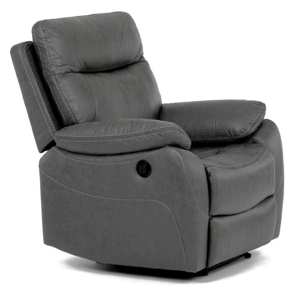 Polohovacie kreslo sivé, elektrické TV-4094 GREY3