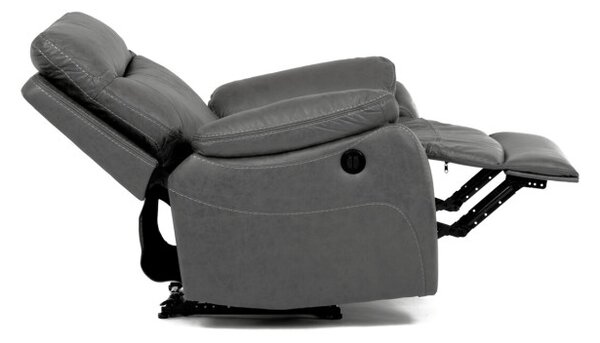 Polohovacie kreslo sivé, elektrické TV-4094 GREY3