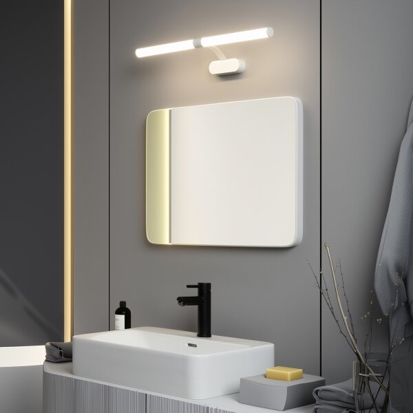 Brilagi - LED kúpeľňové osvetlenie zrkadla TUBEO LED/8W/230V 60 cm IP44 biela