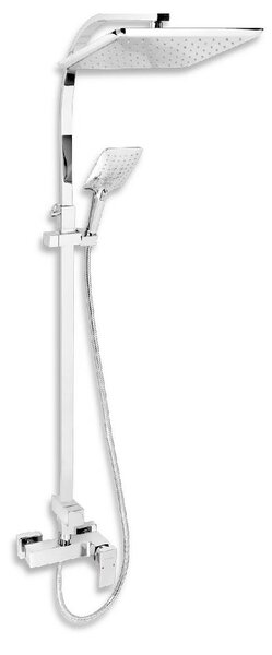 Novaservis Sprchové súpravy - Sprchový set s batériou, horné pripojenie sprchy, chróm SET069/36,0
