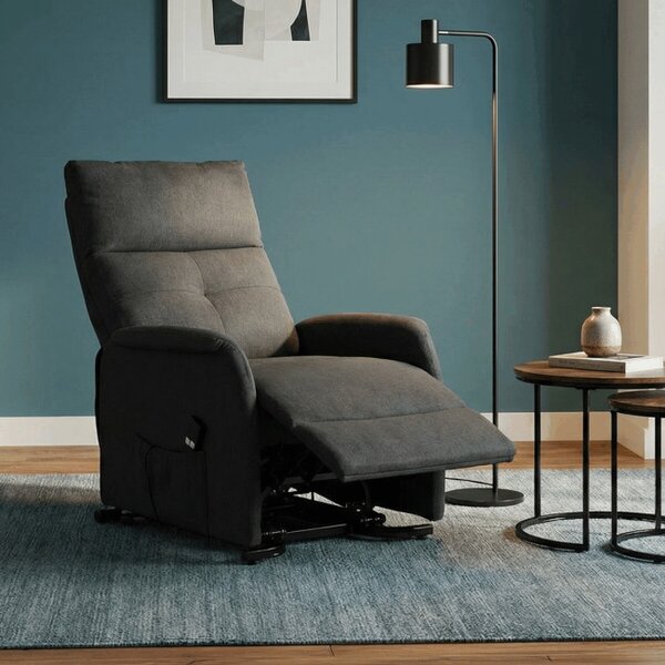 Polohovacie kreslo sivé, elektrické TV-5482 GREY2