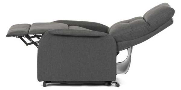 Polohovacie kreslo sivé, elektrické TV-5482 GREY2