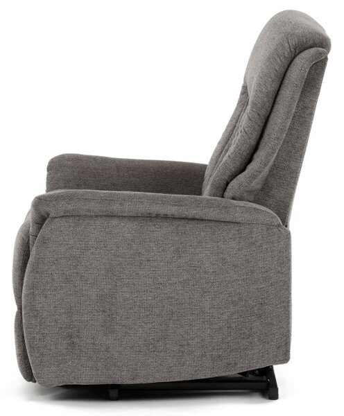 Polohovacie kreslo sivé, elektrické TV-Q8575 GREY2
