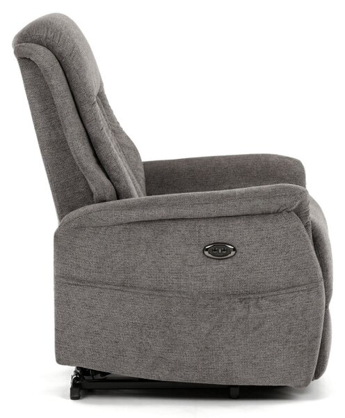 Polohovacie kreslo sivé, elektrické TV-Q8575 GREY2